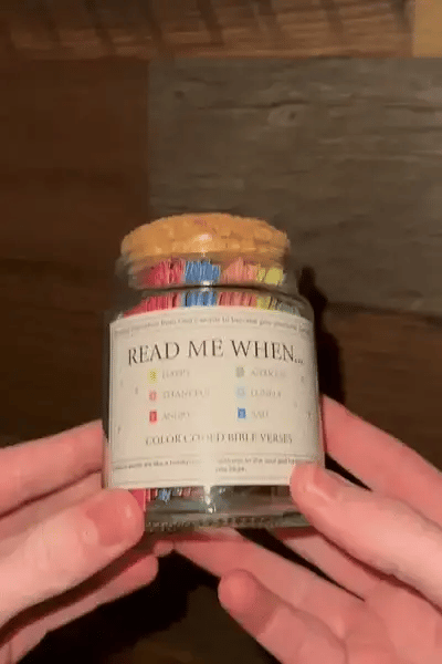 Bible Verse Jar