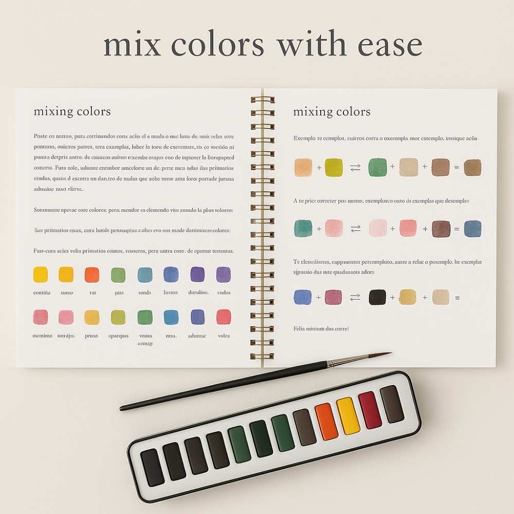 Easy Watercolor Fun Workbook